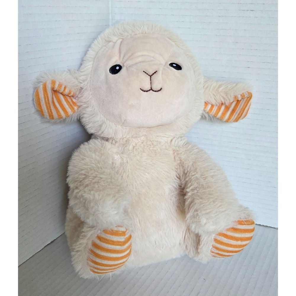 Spark Create Imagine Sheep Lamb Rattle Crinkle Ears Plush Stuffed Animal 11 inch